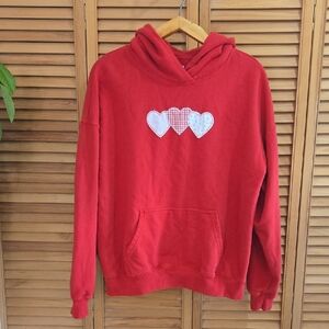 Hollister Red Heart Women's Hoodie